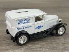 1918 Ford Model T 1992 Parts Payoff Delivery Van, 4", Ertl; 1930 Chevrolet Motor Co. 1/2 Ton Delivery 4", Ertl