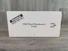 1948 Buick Roadmaster Gray Coupe, 1/24, Danbury Mint, Certificate Of Title, Missing Driver’s Side Mirror
