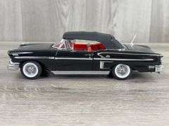 1958 Chevrolet Impala Convertible, Onyx Black, 1/24, Danbury Mint, Certificate Of Title, Limited Edition, #422/5000