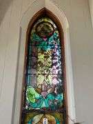 20.5" W X 87.5" H Stained Glass Window