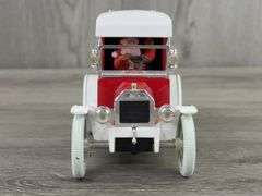 1913 Ford Model T 1995 Christmas Delivery Van Bank, 1/25, Ertl, Missing Steering Column, Key & Cover