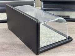 4 Franklin Mint Cobblestone Deluxe Display Case for 1/24 scale model cars, 11 1/4”x7”x5”