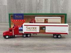 Kenworth T600A Sauder Woodworking Tractor Trailer, 1/64, Ertl, Limited Collector Edition 60 Years,1934-1994