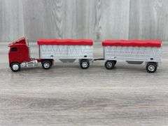 Mack Ultra-Liner W/2 Dump Trailers, 1/64, Custom