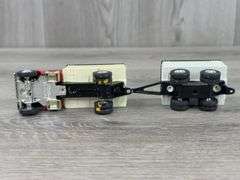 3 Grain Trucks & Pups, 1/64, Ertl, 1 Pup Appears Repainted