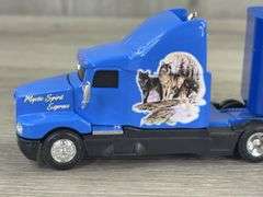 Kenworth T600B Mystic Spirit Express Tractor Trailer, 1/64, Ertl, Title of Ownership, Hamilton Authenticated