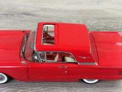 1960 Ford Thunderbird Coupe, Moonroof, Red, 1/24, Danbury Mint