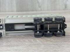 International Navistar Truck W/2 Dump Trailers, 1/64, Custom