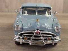 1951 Hudson Hornet, Blue, 1/24, Danbury Mint, Certificate Of Authenticity, D4C LECC VI, Limited Edition 1 Of 675, Collector Portfolio, Outer Shipping Box
