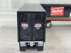 International 9200 Rawlings Sports Caravan Semi W/Double Trailer, 1/64, Scale Models, Serial #872