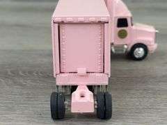 WhiteGMC Aero Conventional Brachs Tractor Trailer W/Pup Trailers, 1/64, Ertl