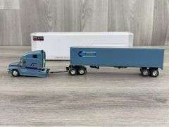 Freightliner C120 Werner Enterprises Semi Truck and Trailer Metal Collector Bank, 1/64, SpecCast,  Limited Edition