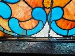 Large Stained Glass Window - 121" W X 157" H Overall