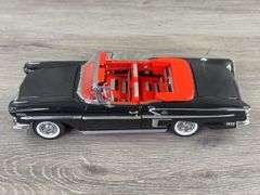 1958 Chevrolet Impala Convertible, Onyx Black, 1/24, Danbury Mint, Certificate Of Title, Limited Edition, #422/5000