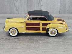 1948 Ford Sportsman Convertible, Maize, 1/24, Danbury Mint, Certificate Of Title, Limited Edition,  Serial #1243