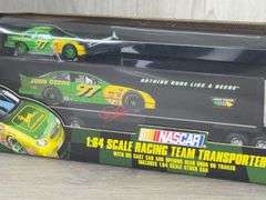 Chad Little #97 John Deere Racing Team Transporter W/Die-Cast Stock Car, 1/64, Racing Champions