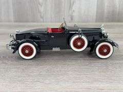 1927 Stutz Black Hawk Speedster, Black, 1/24, Danbury Mint, Certificate Of Title
