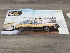 1982 Chevy Citation Factory Model, Made Of Fiberglass, Leather & Stainless Steel Chrome, 29” Long, Custom Case & Plexiglass Cover, 1 Of 10 Made