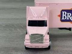 WhiteGMC Aero Conventional Brachs Tractor Trailer W/Pup Trailers, 1/64, Ertl