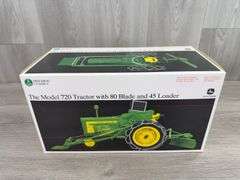 John Deere 720 NF W/80 Blade/45 Loader, Precision Classics 18