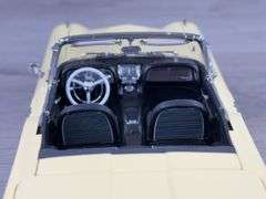 1959 Ford Thunderbird Convertible, Casino Cream, 1/24, Certificate of Title, Limited Edition Serial #2334, Danbury Mint