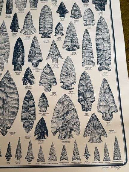 Story in Stone Arrowhead Poster 3ft x 2ft