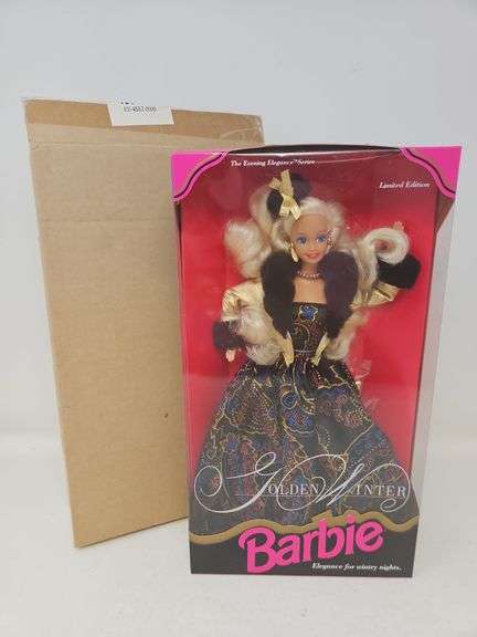 Golden Winter Barbie, Evening Elegance Series