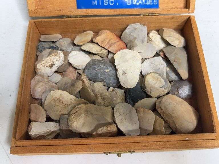 Box of Arrowheads and Artifacts