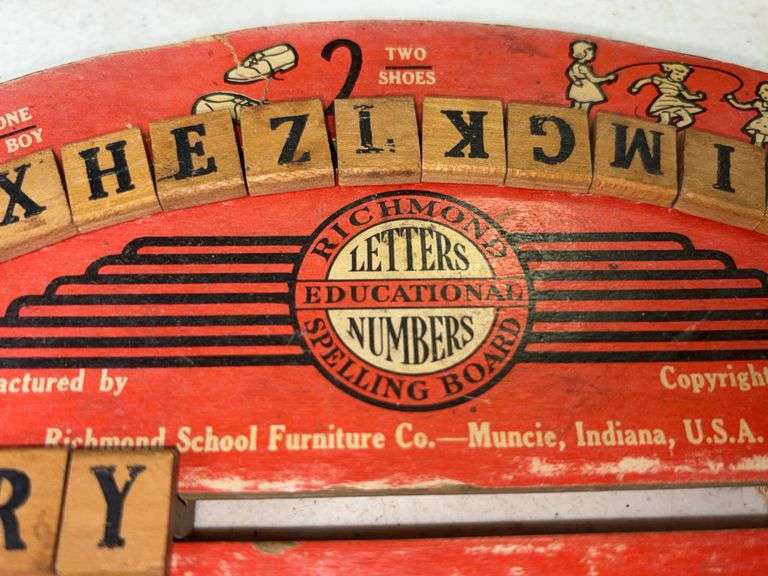 Richmond Educational Spelling and Number Board