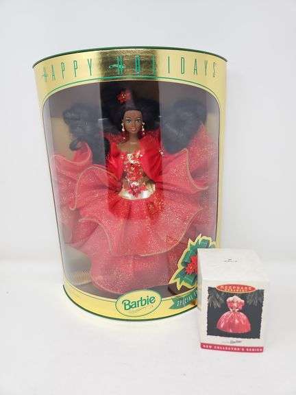 1993 Happy Holidays Barbie & Hallmark Ornament