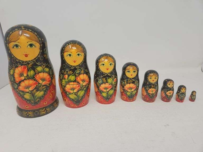 Russian Nesting Doll, 8 pc, 8-in