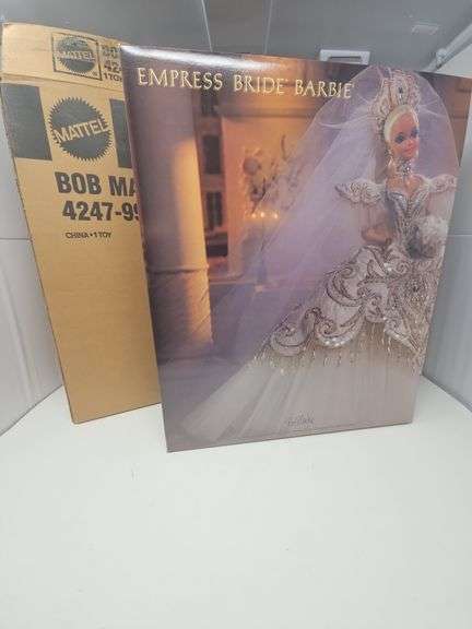 Bob Mackie Empress Bride Barbie w/Shipping Box