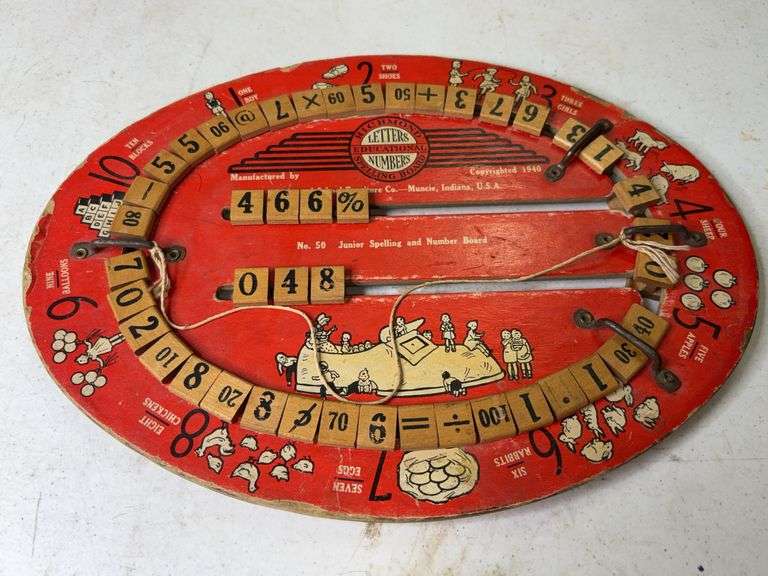 Richmond Educational Spelling and Number Board