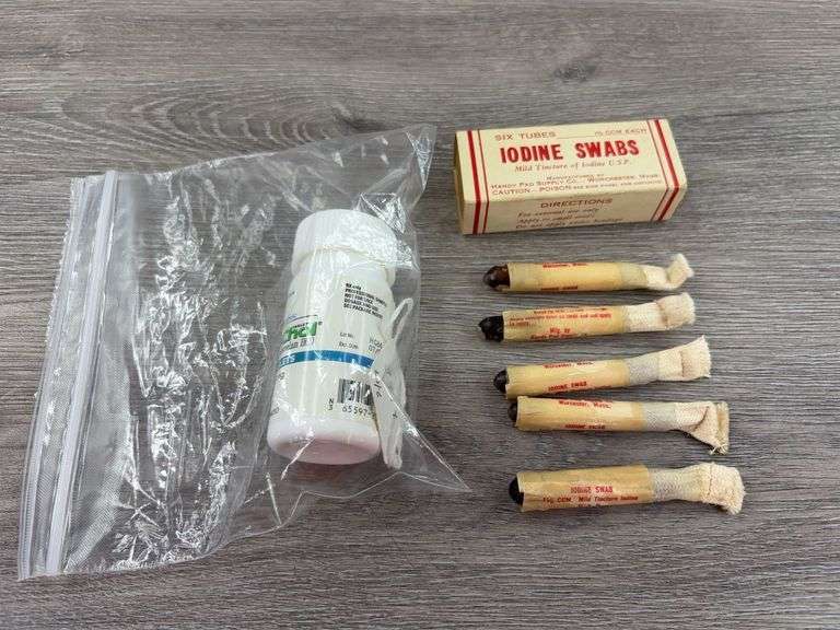 Shaw Tractor Sales Ford Tractor/Dearborn Farm Equipment Iodine Swabs, 5 Tubes