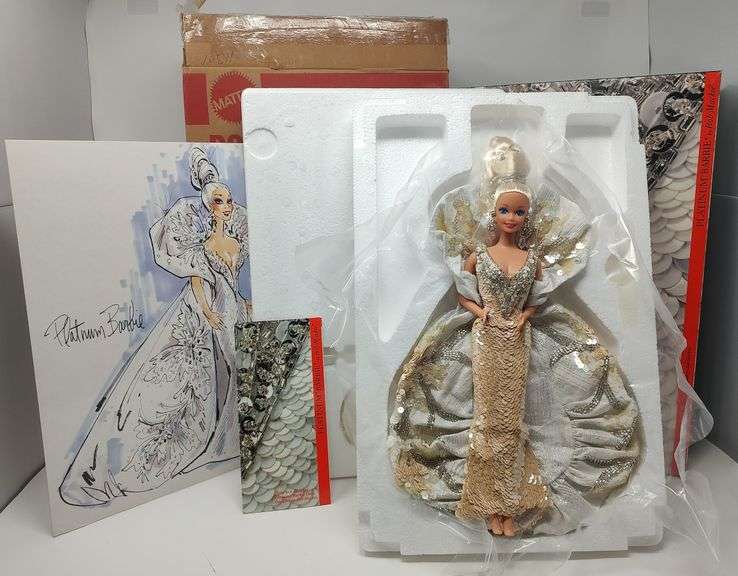 Bob Mackie Platinum Barbie, 3rd in a Series