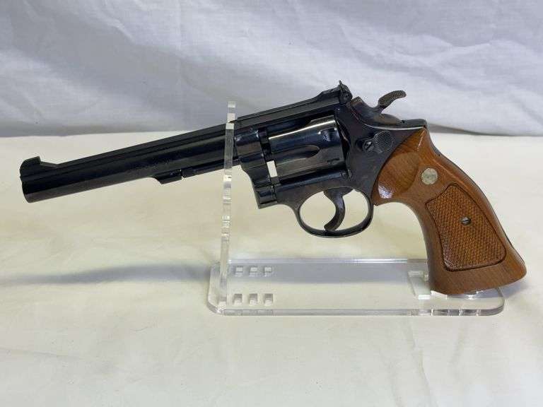 Smith & Wesson Model 17-3 .22LR Double Action Revolver, Serial# 8K29269, 6” Barrel, Original Box & Paperwork, Cleaning Rod