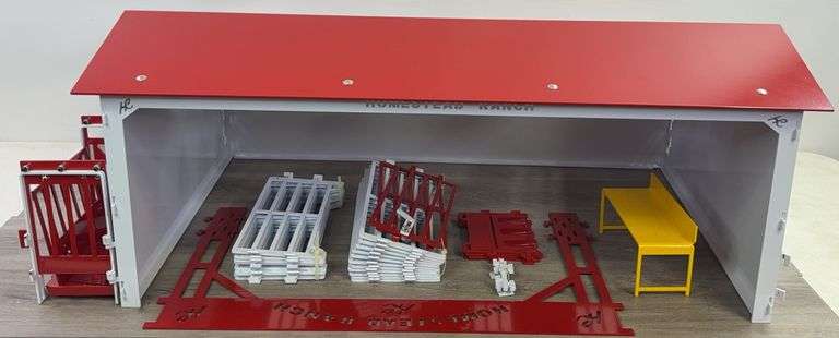 Custom Homestead Ranch Metal Barn, 35 3/4”Wx24 1/2”Dx14 1/2”H