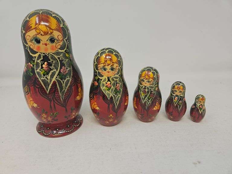 Russian Nesting Doll, 5 pc, 7-in.