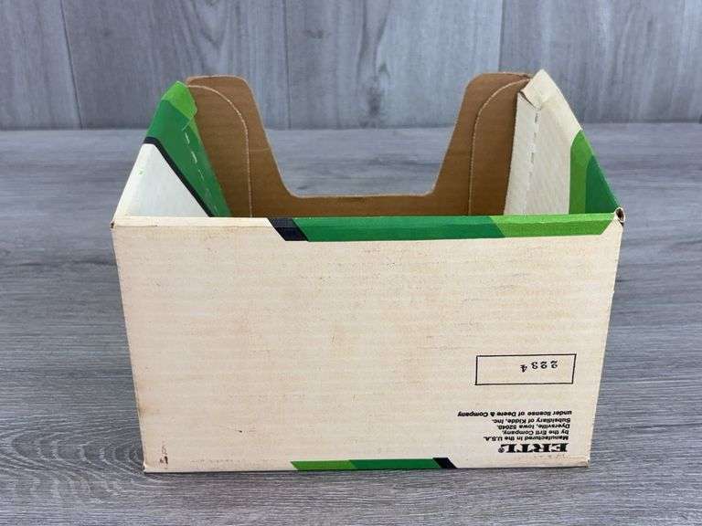 John Deere Sound-Gard-Stock #5506 & Bale Throw Wagon-Stock #522 Empty Boxes, 1/16, Ertl