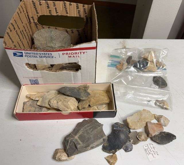Collectible Rock and Arrowhead Assortment