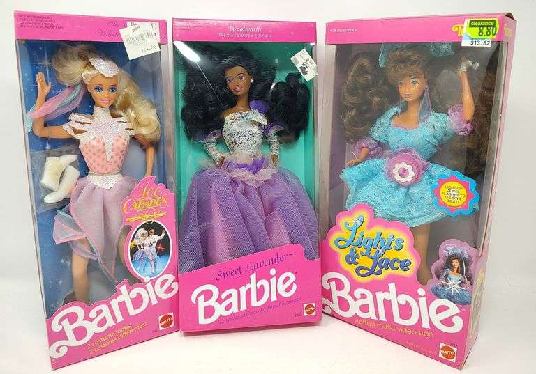 Ice Capades, Sweet Lavender & Lights & Lace Teresa Barbies