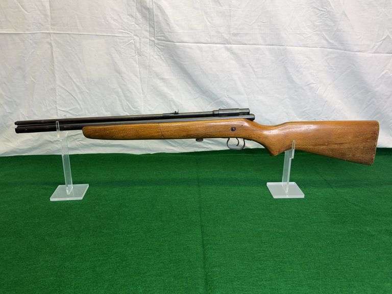 Crosman 140 Lever Action 22 Cal Pellet Gun, 23” Barrel, Original 1957 Paperwork & Receipt