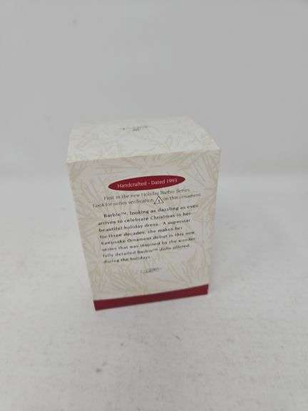 1993 Happy Holidays Barbie & Hallmark Ornament