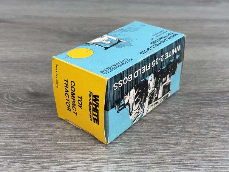 White 2-135-1/16 Ertl & 2-35-1/25 Scale Models Empty Boxes; Ford 8N & Allis-Chalmers WD-45 Empty Boxes-1/16, Ertl