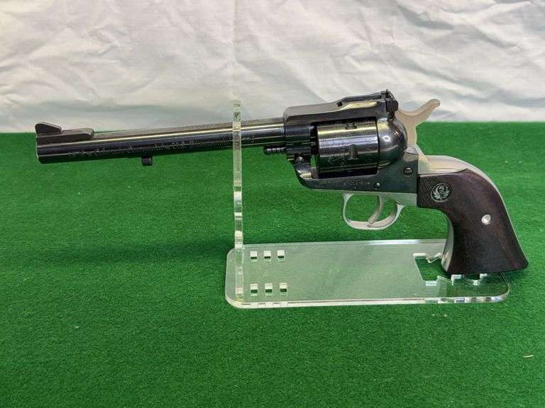 Ruger New Model Single Six .22 Cal Single Action Revolver, Serial# 7607547, 6 1/4” Barrel, Colorado Centennial, 2 Cylinders, Wooden Box, Gun Box W/Shipping Box Included, Instruction Book