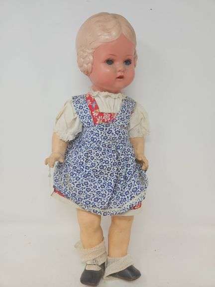 Celluloid Doll, 19-in, Turtle Mark, "Gretchen"
