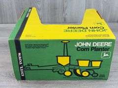 John Deere Titan Combine-1/24, Stock#524 & Corn Planter-1/16, Stock #595 Empty Boxes, Ertl Toys
