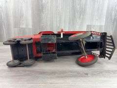 Keystone R.R. 6400 Ride-On Locomotive Engine, 26”L, Metal & Wood