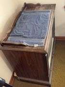 RCA ColorTrack Console Television and Two Tier Accent Table