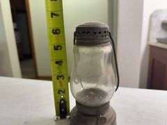 Mini Oil Lantern - Antique Early Ice Skaters Kerosene Oil Lamp Lantern